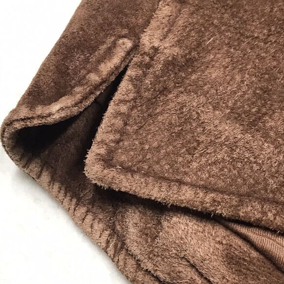 Vintage J PETERMAN Suede Leather Vest Men L Brown Pebbled Lined Cowboy Western - Picture 9 of 14